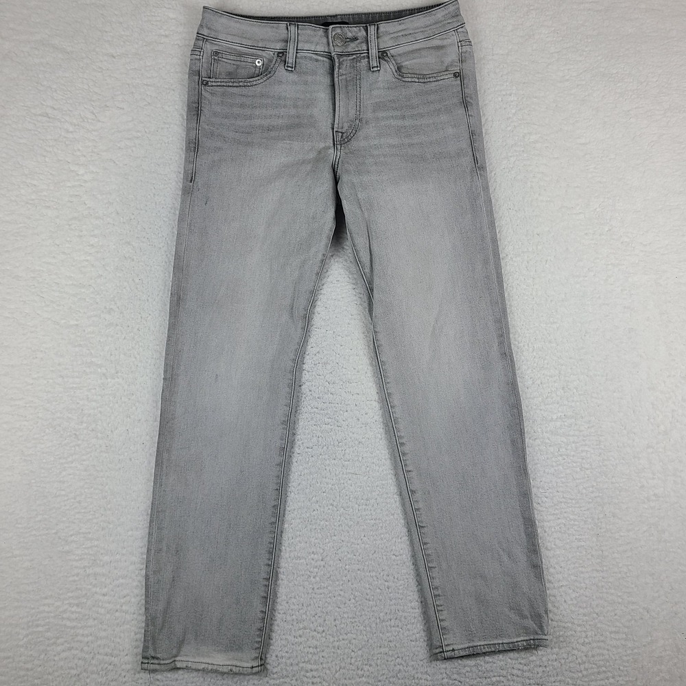 EXPRESS Jeans Mens 28x30 Gray Wash Slim Straight Conscious Edit Denim